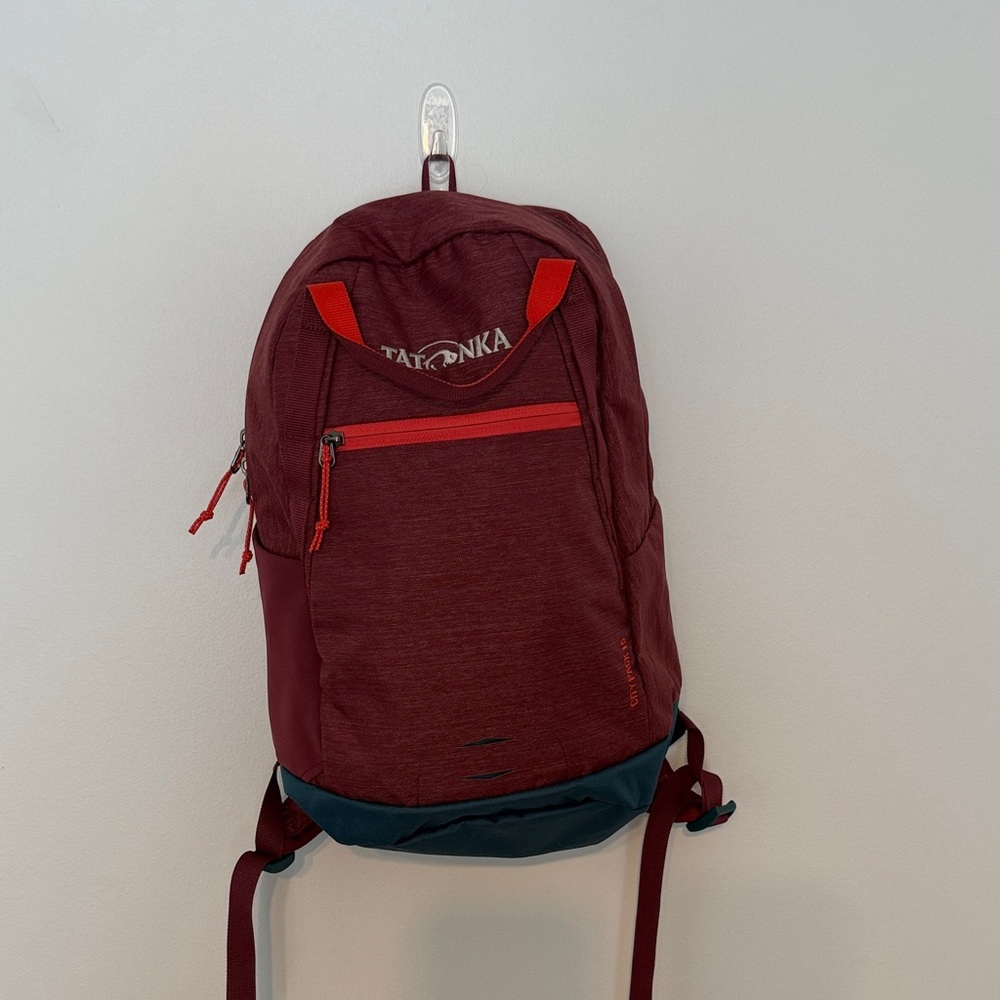 Tatonka City Pack 15 Backpack Maroon Red Teal 15L Daypack